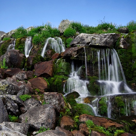 водопады кавказа